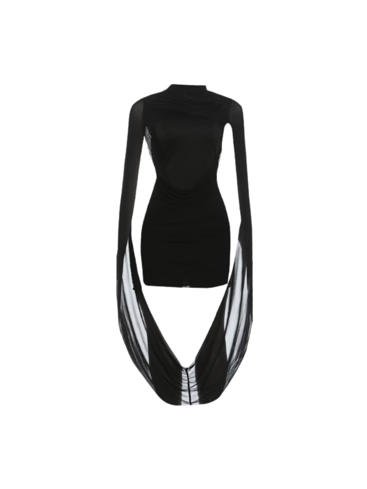 Javethric Cape Sleeve Mini Dress
