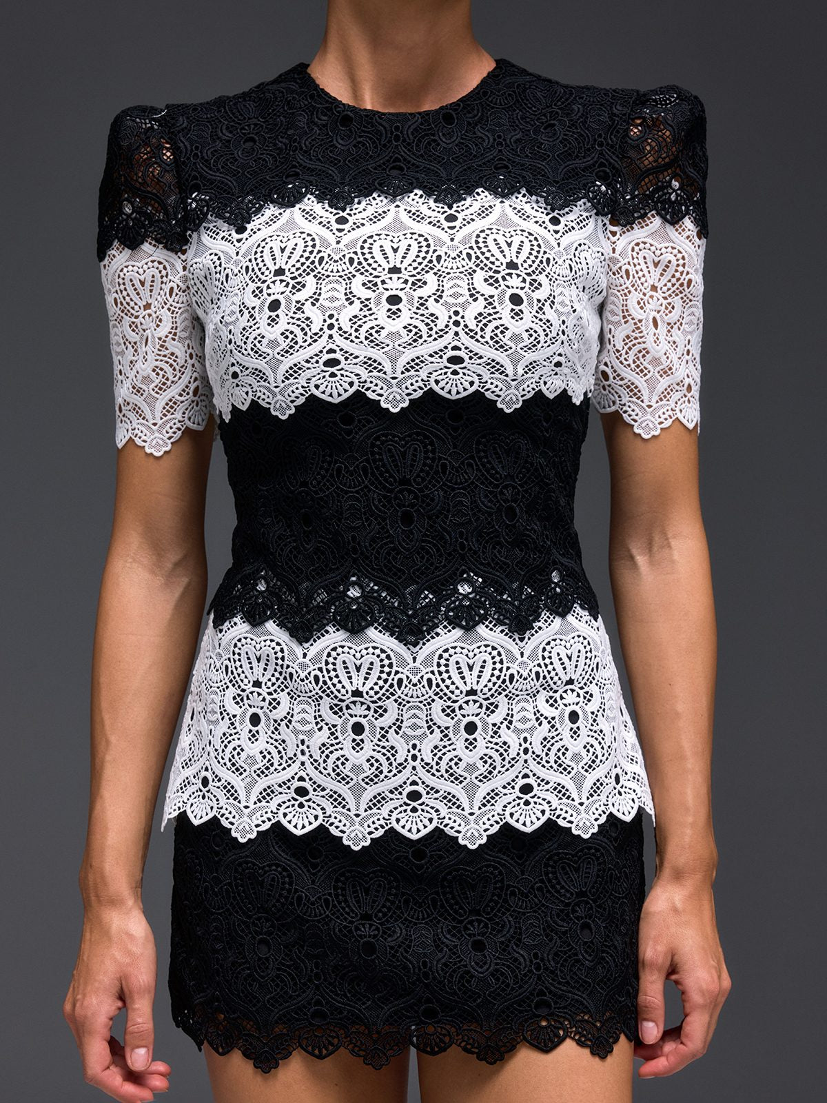 Kavora Short Sleeve Cutout Mini Dress