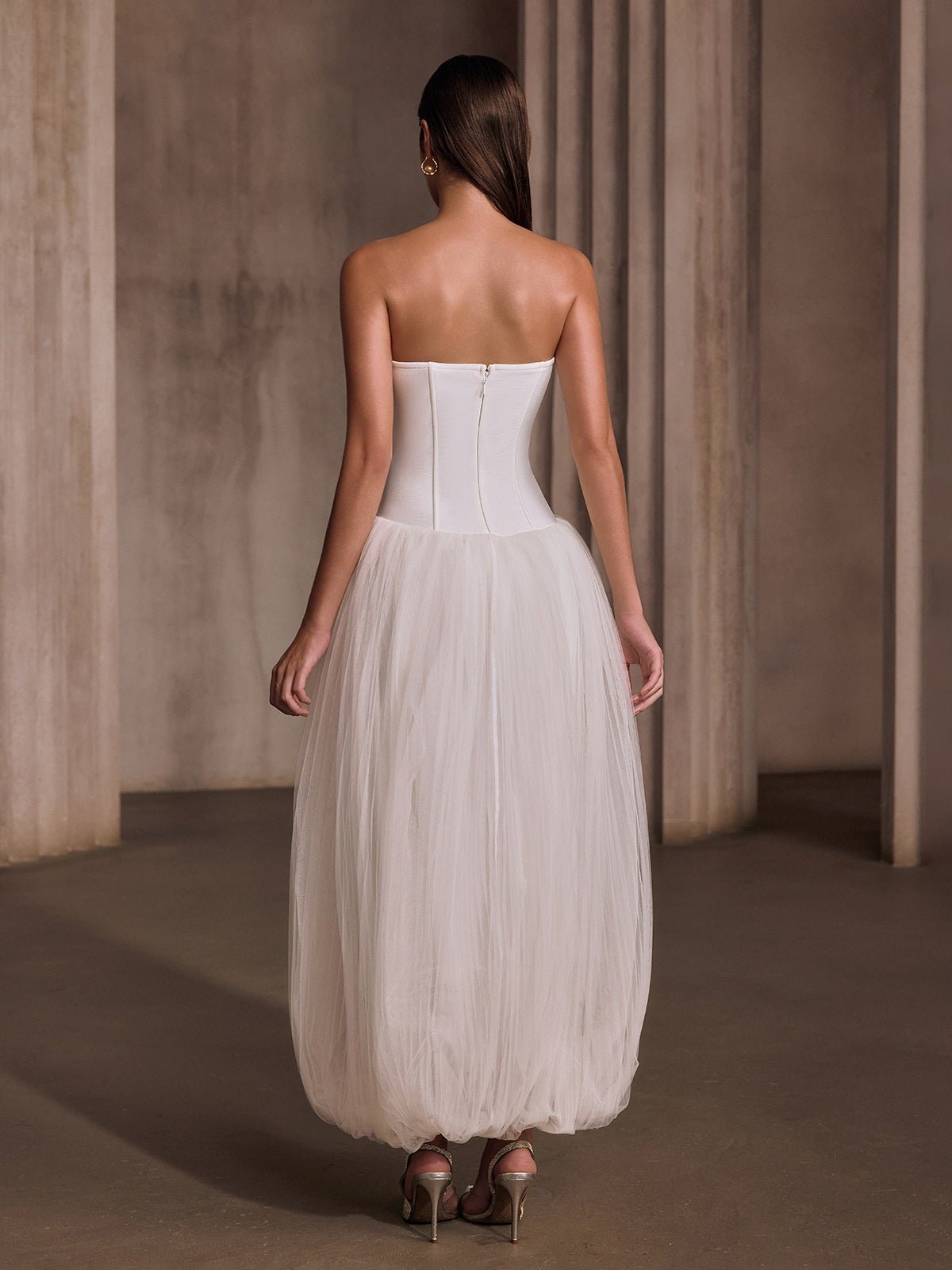 Kryotron Strapless Maxi Dress
