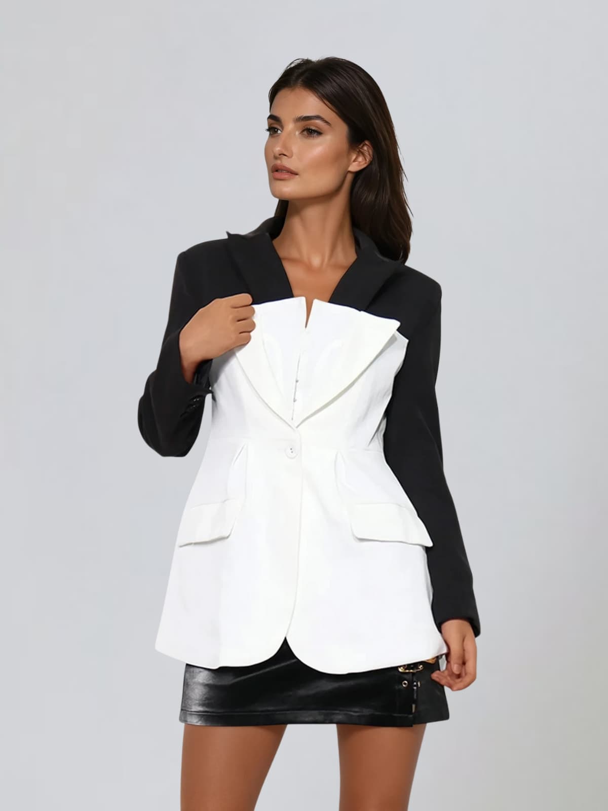Lagrangex Folded Collar Blazer