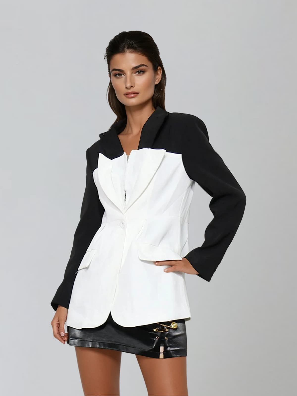 Lagrangex Folded Collar Blazer
