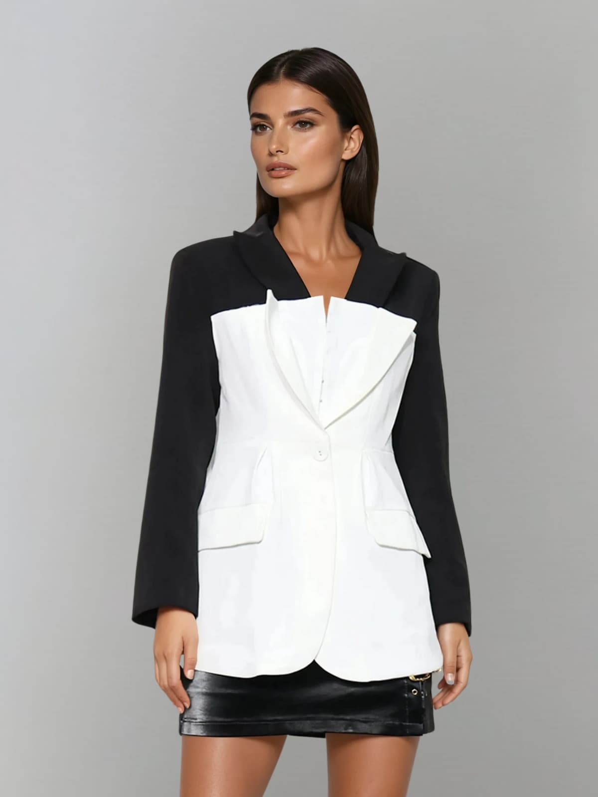 Lagrangex Folded Collar Blazer