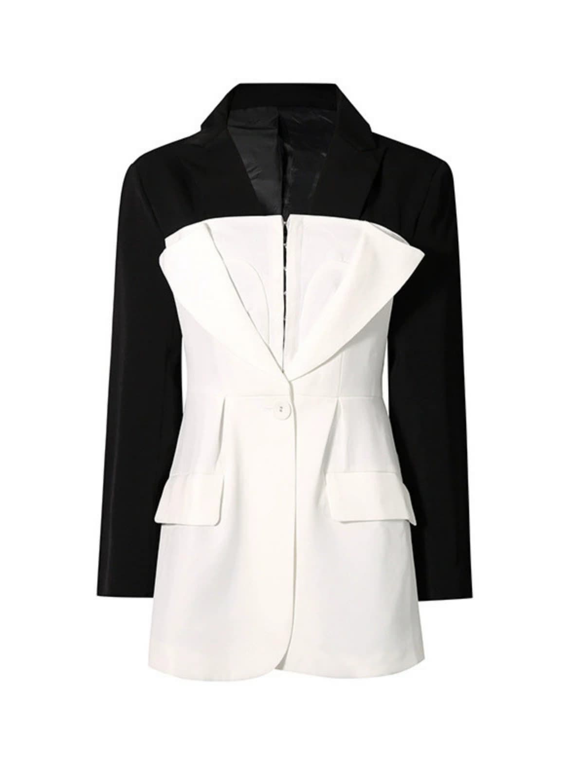 Lagrangex Folded Collar Blazer
