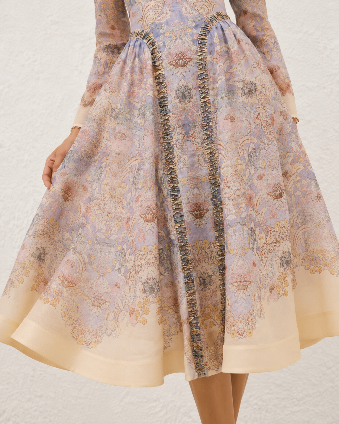 Lavender Palais Midi Dress