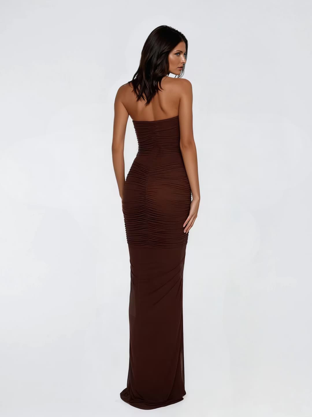 Lyapunova Lace Up Cutout Twisted Maxi Dress