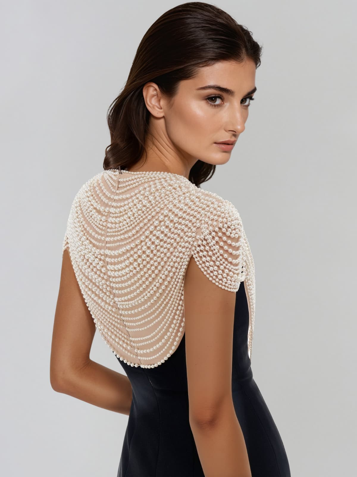 Lythendor Pearl Chain Maxi Dress