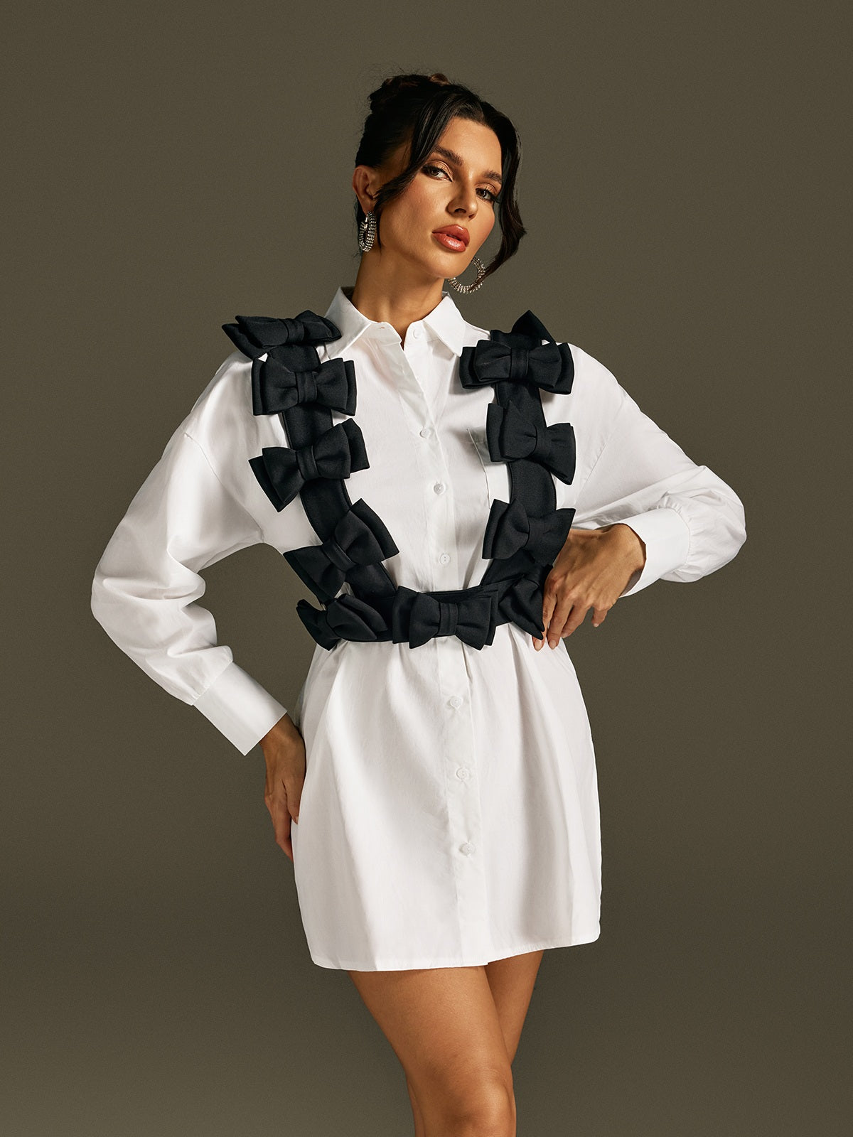 Romana Bow Waistcoat Top