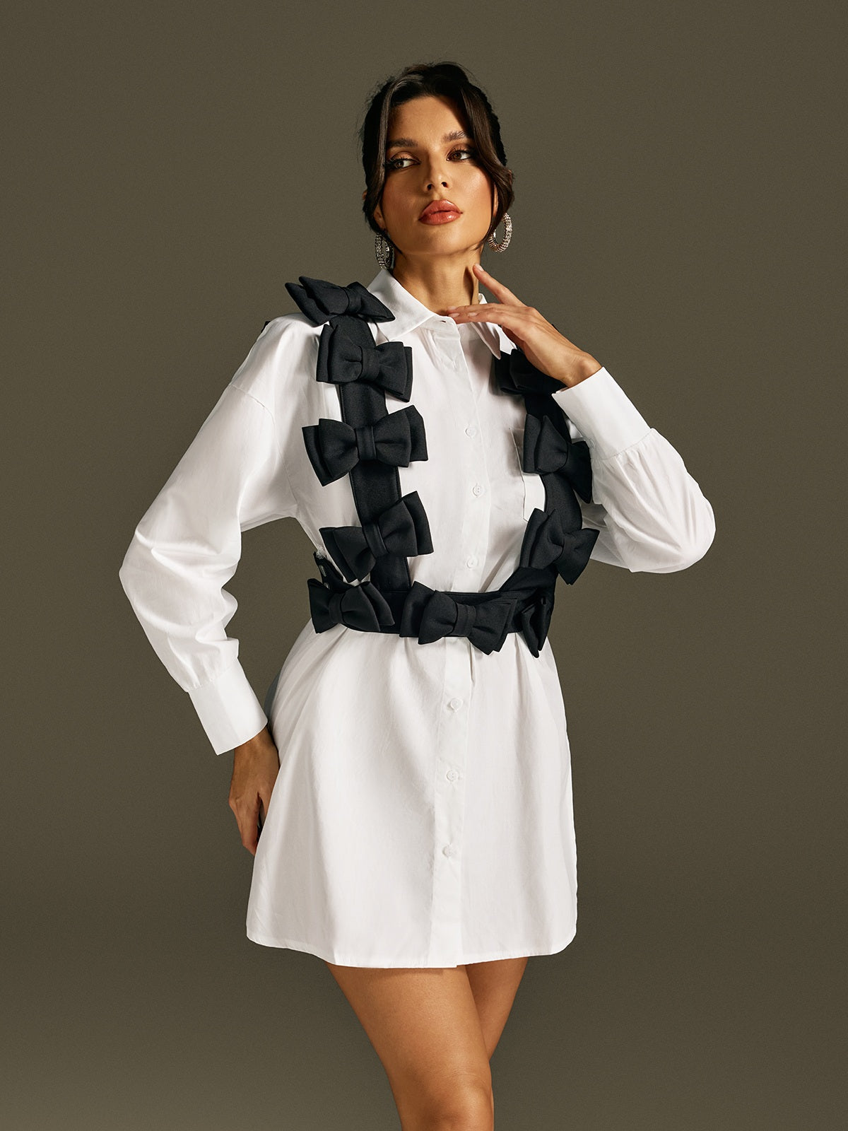 Romana Bow Waistcoat Top