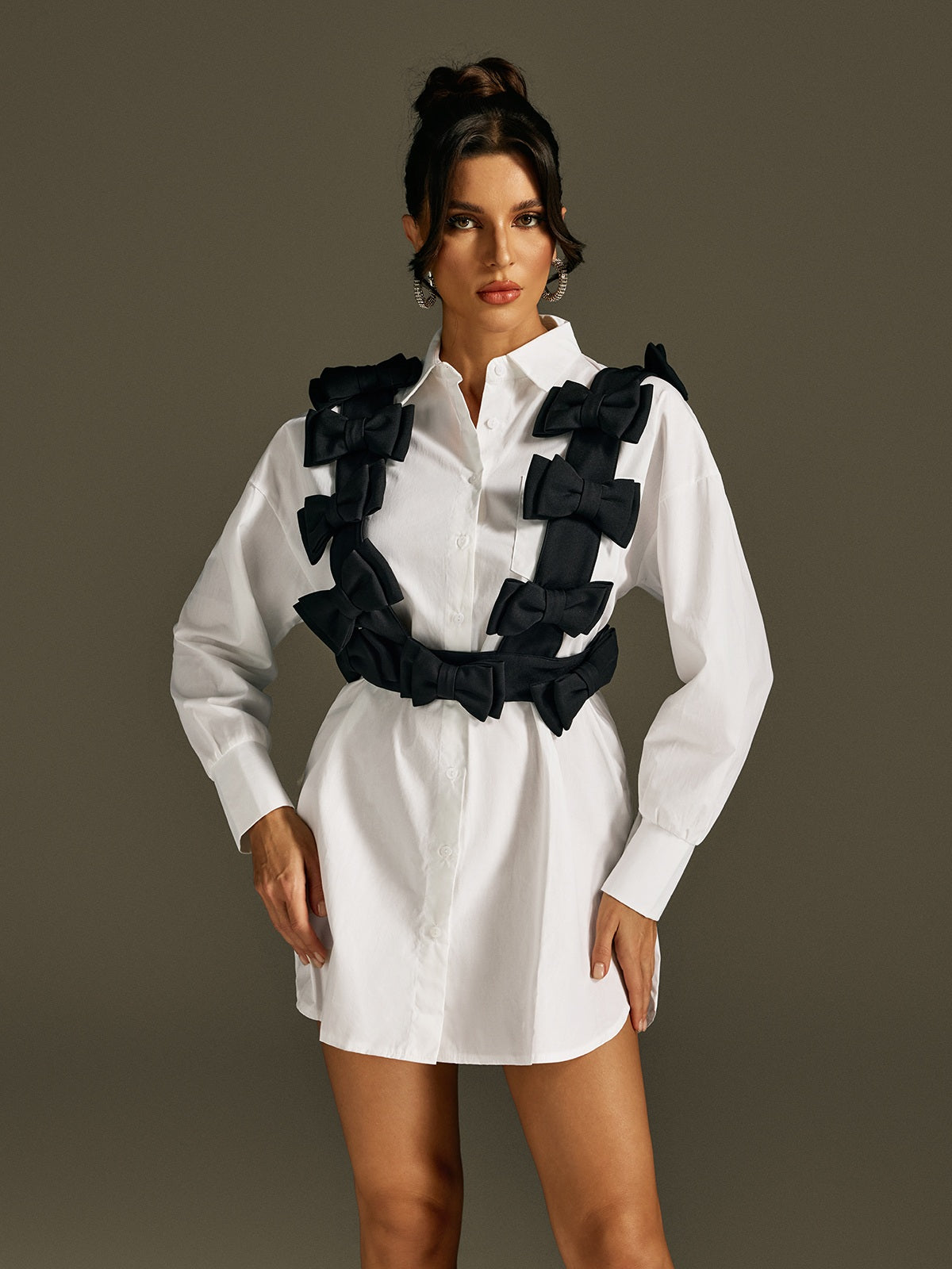 Romana Bow Waistcoat Top