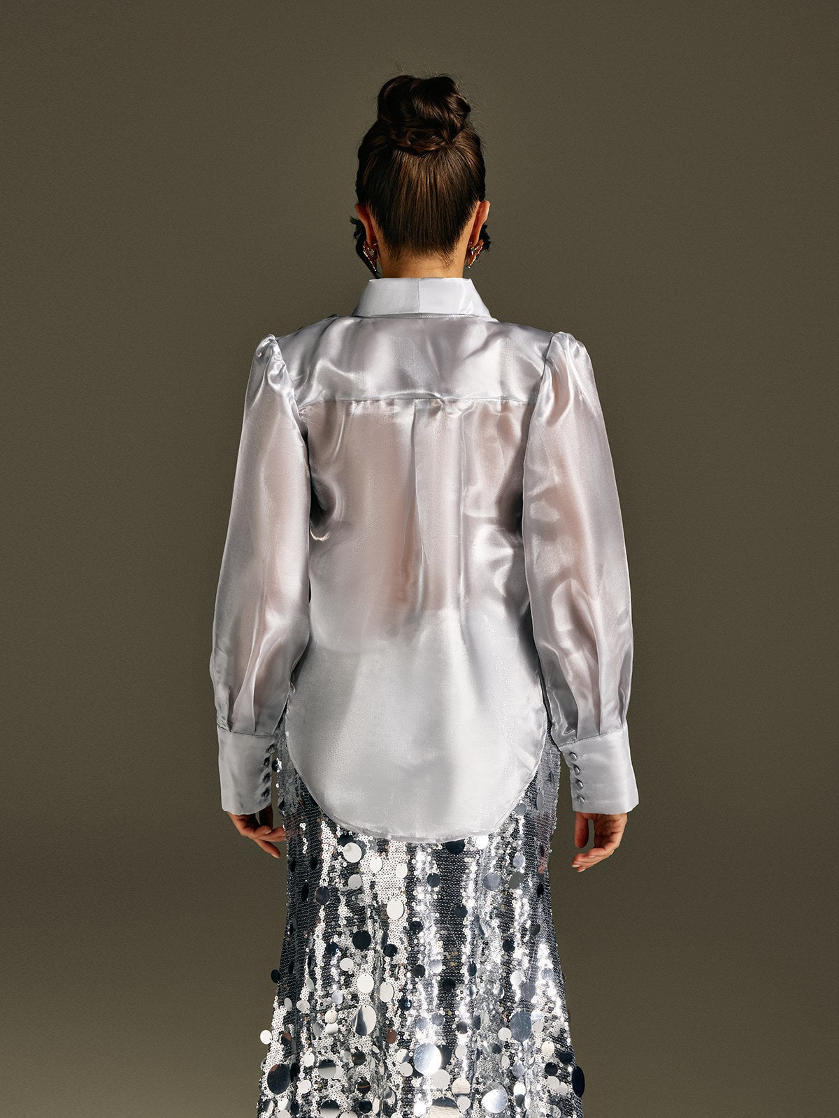 Ronica Bow Organza Top