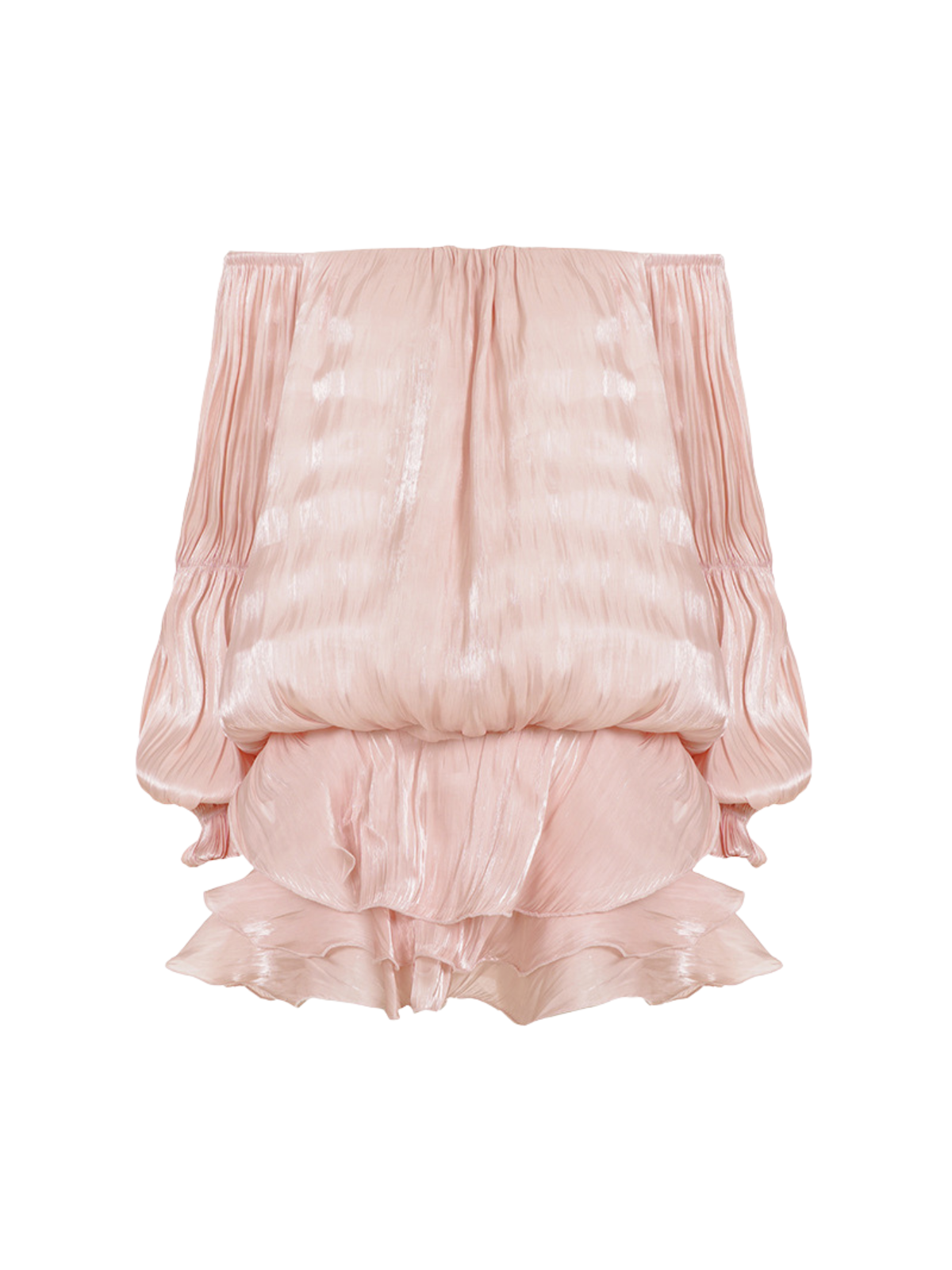 Ryndoric Off Shoulder Ruffle Mini Dress