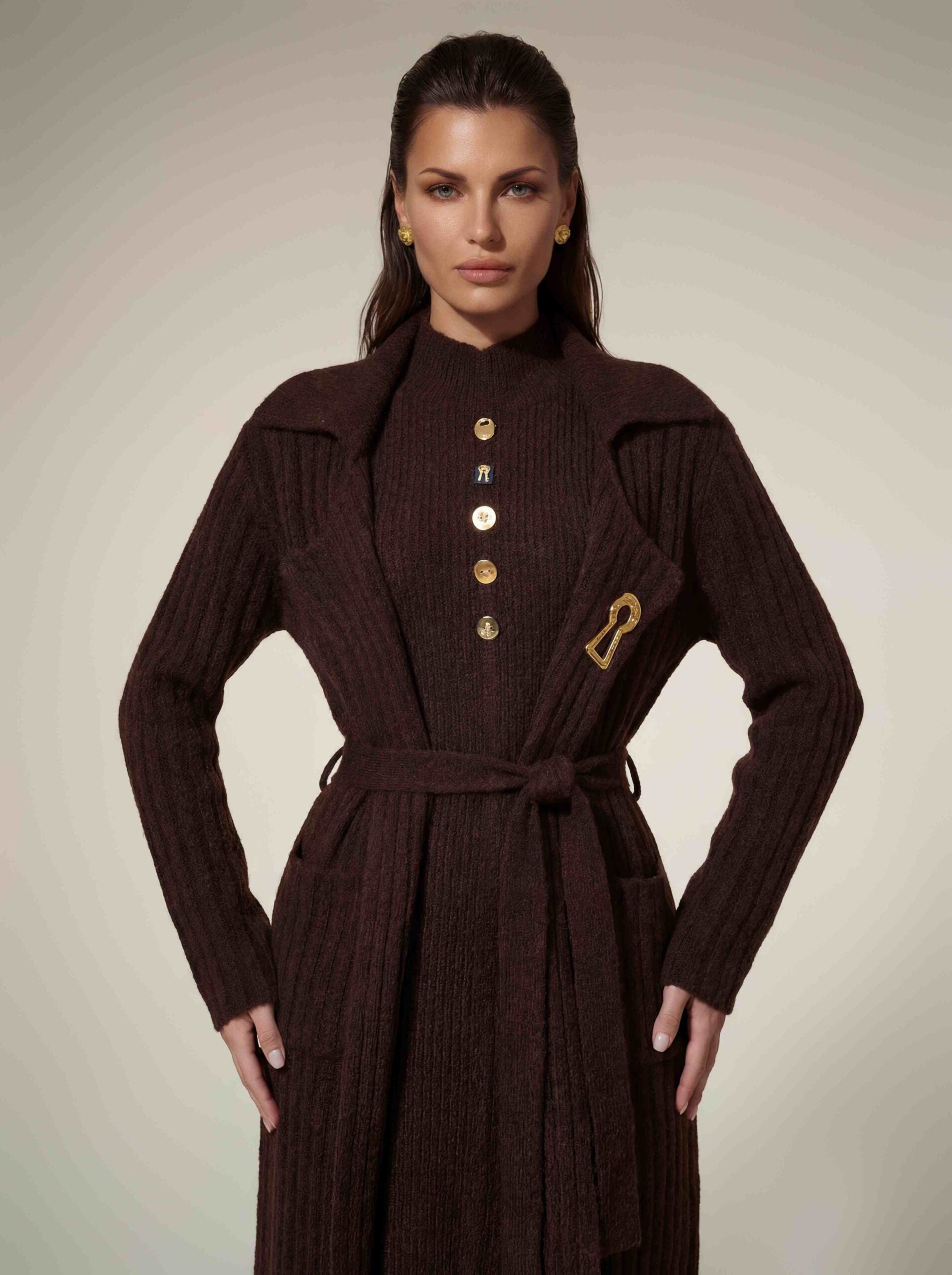 Soryx Long Sleeve Knit Dress Set