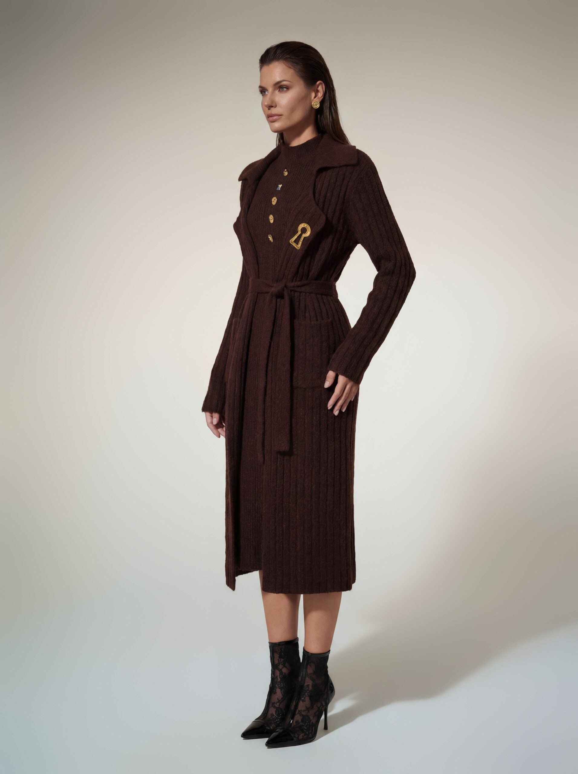 Soryx Long Sleeve Knit Dress Set