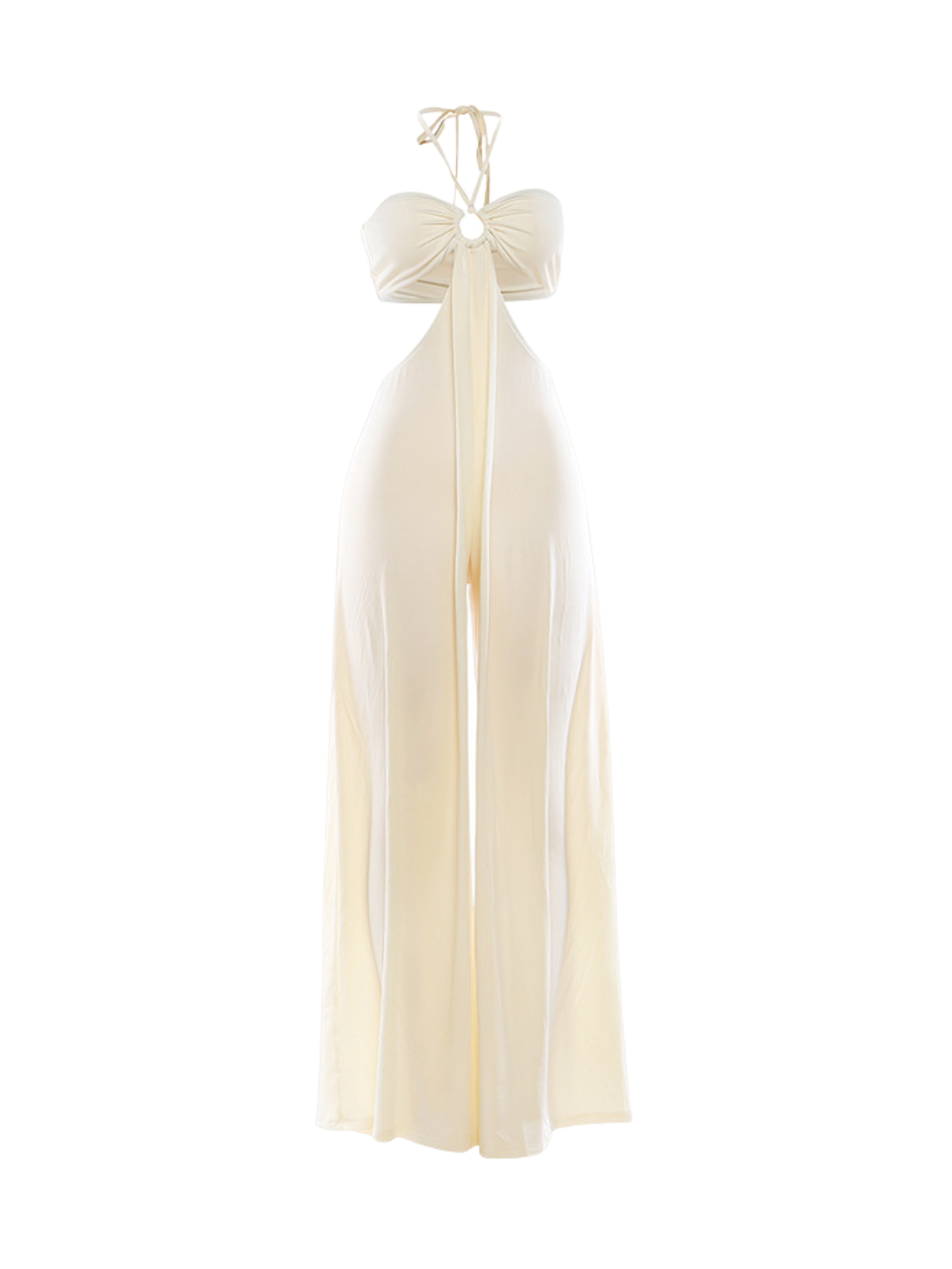 Tareth Halterneck Cutout Jumpsuit