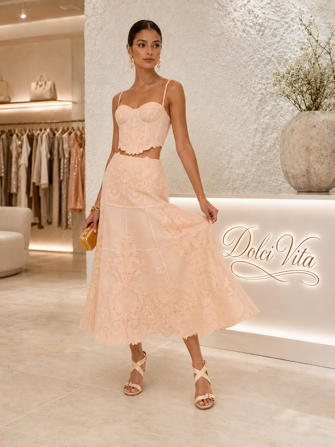The Marielle Lace Co-Ord Set