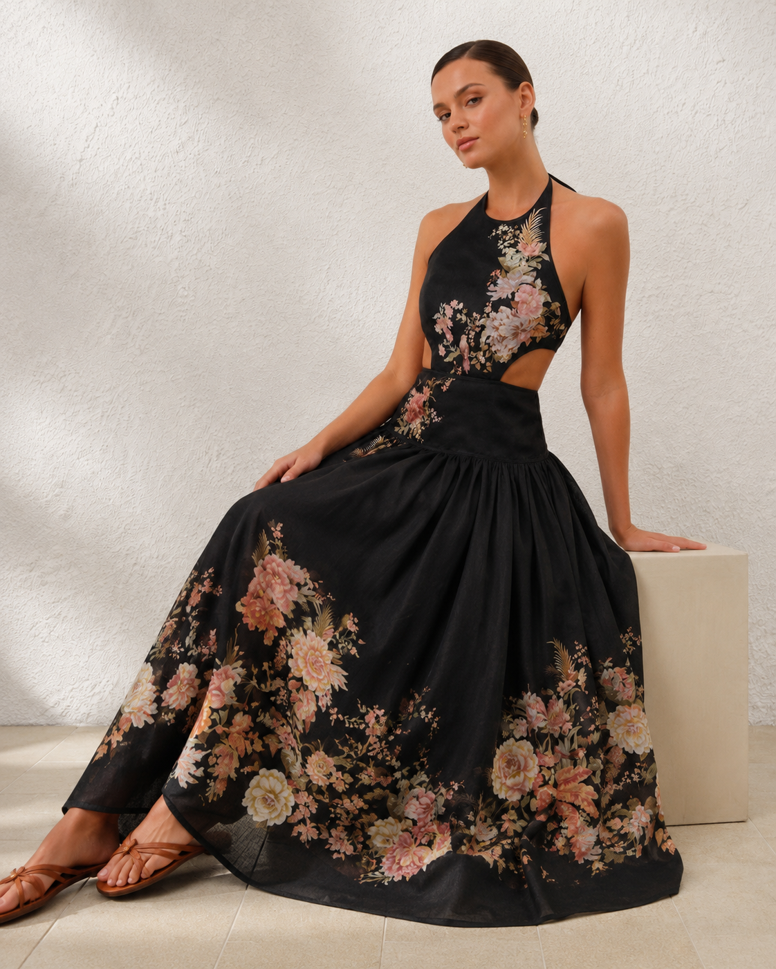 The Midnight Jardin Maxi Dress