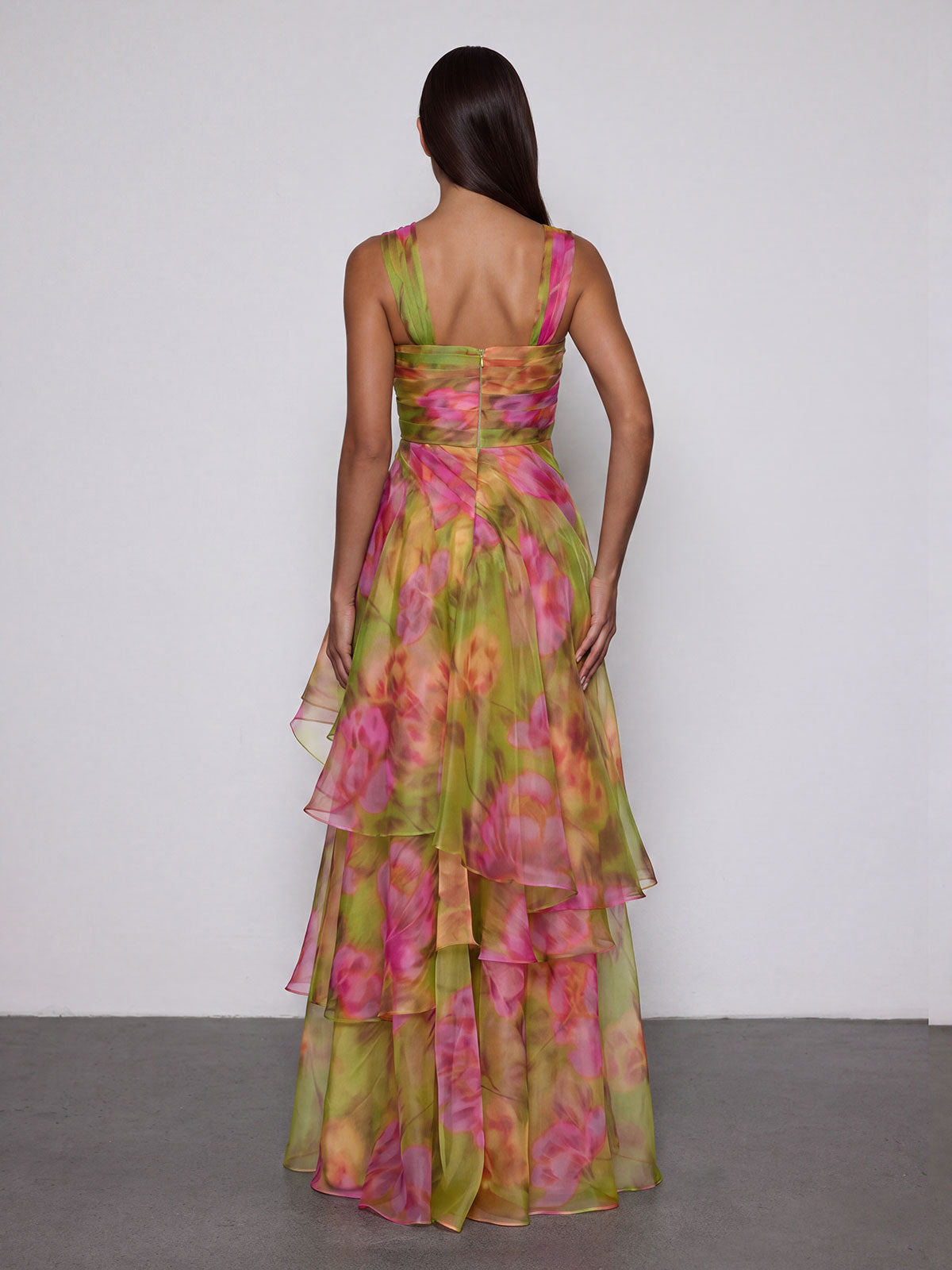 Tyvandel Twisted Floral Maxi Dress