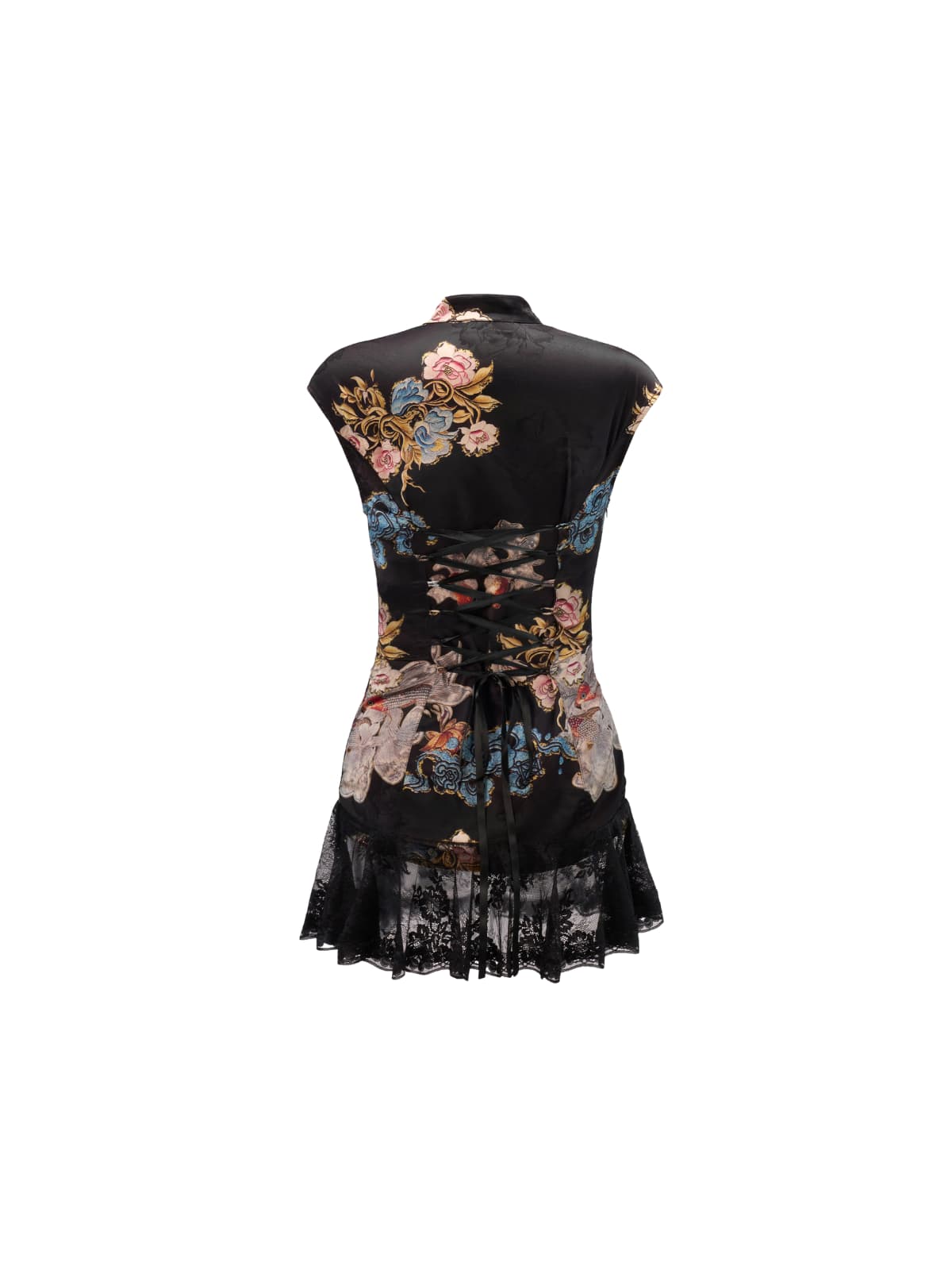Tyveris Floral Lace Mini Dress