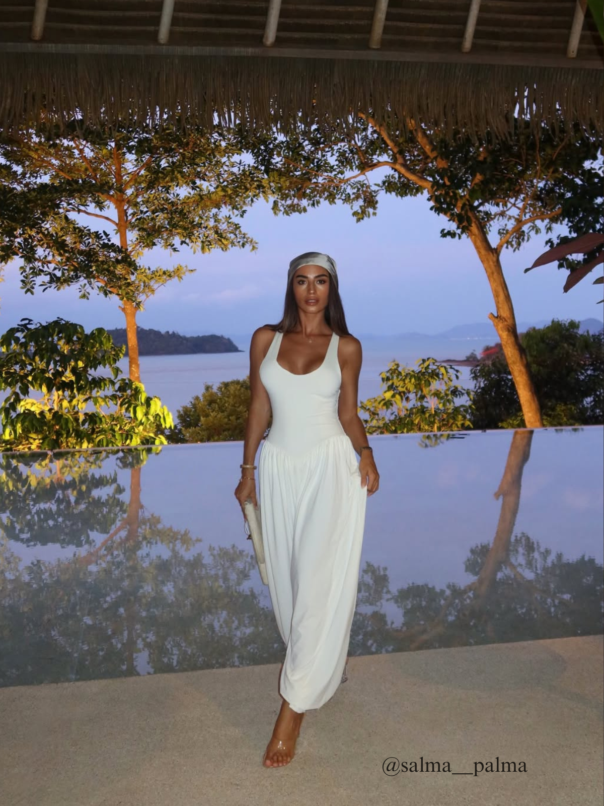 Ulthion Ruched Tank Jumpsuit