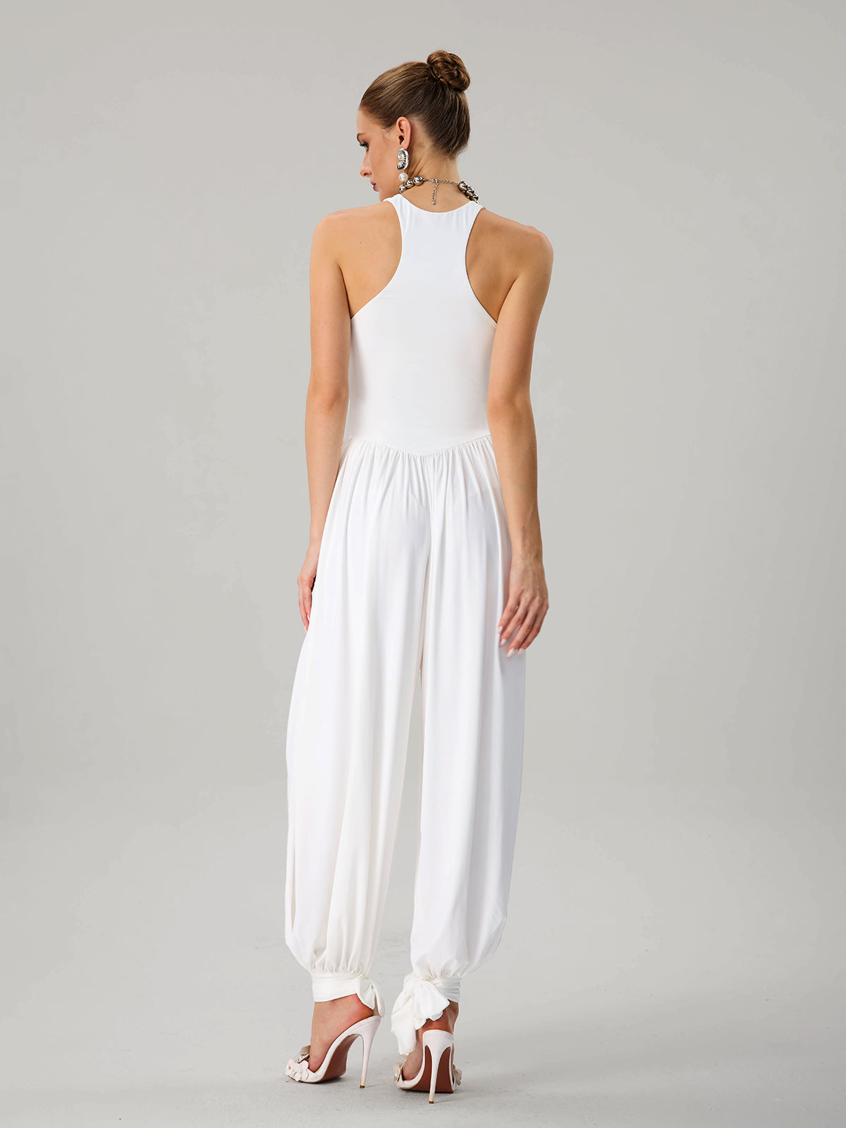 Ulthion Ruched Tank Jumpsuit