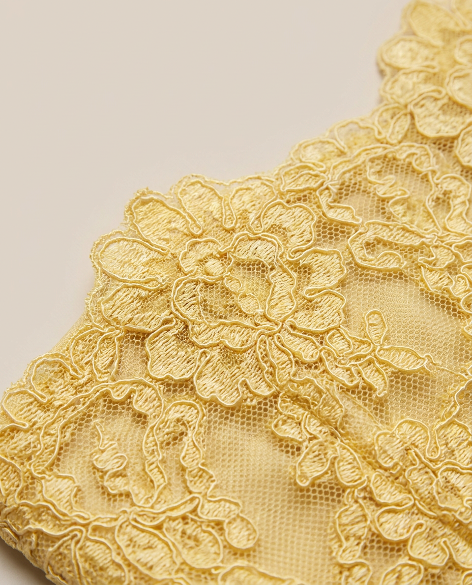 Celestina Halterneck Lace Maxi Dress In Yellow