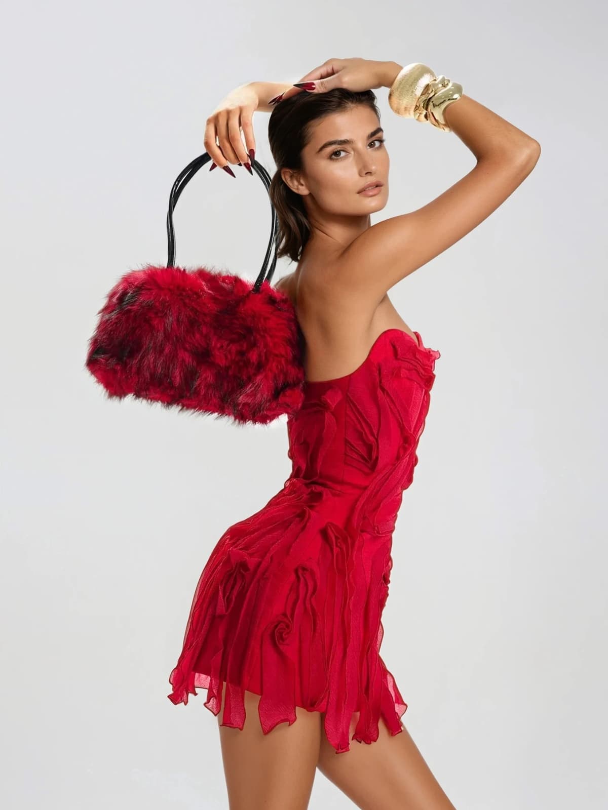 Vexila Strapless Mini Dress