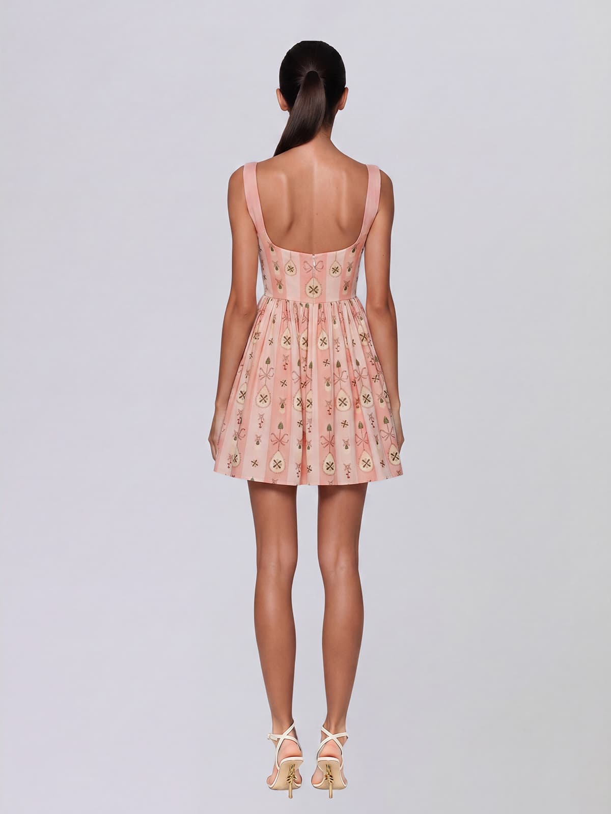 Xevionx High Rise Printed Mini Dress