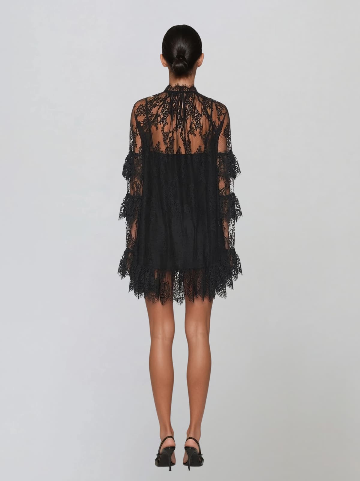 Xorinex Long Sleeve Lace Mini Dress