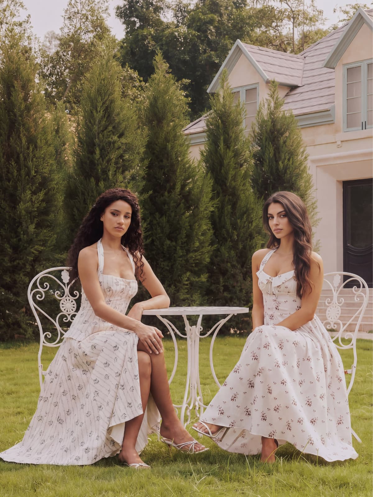Yorendel Halterneck Floral Midi Dress