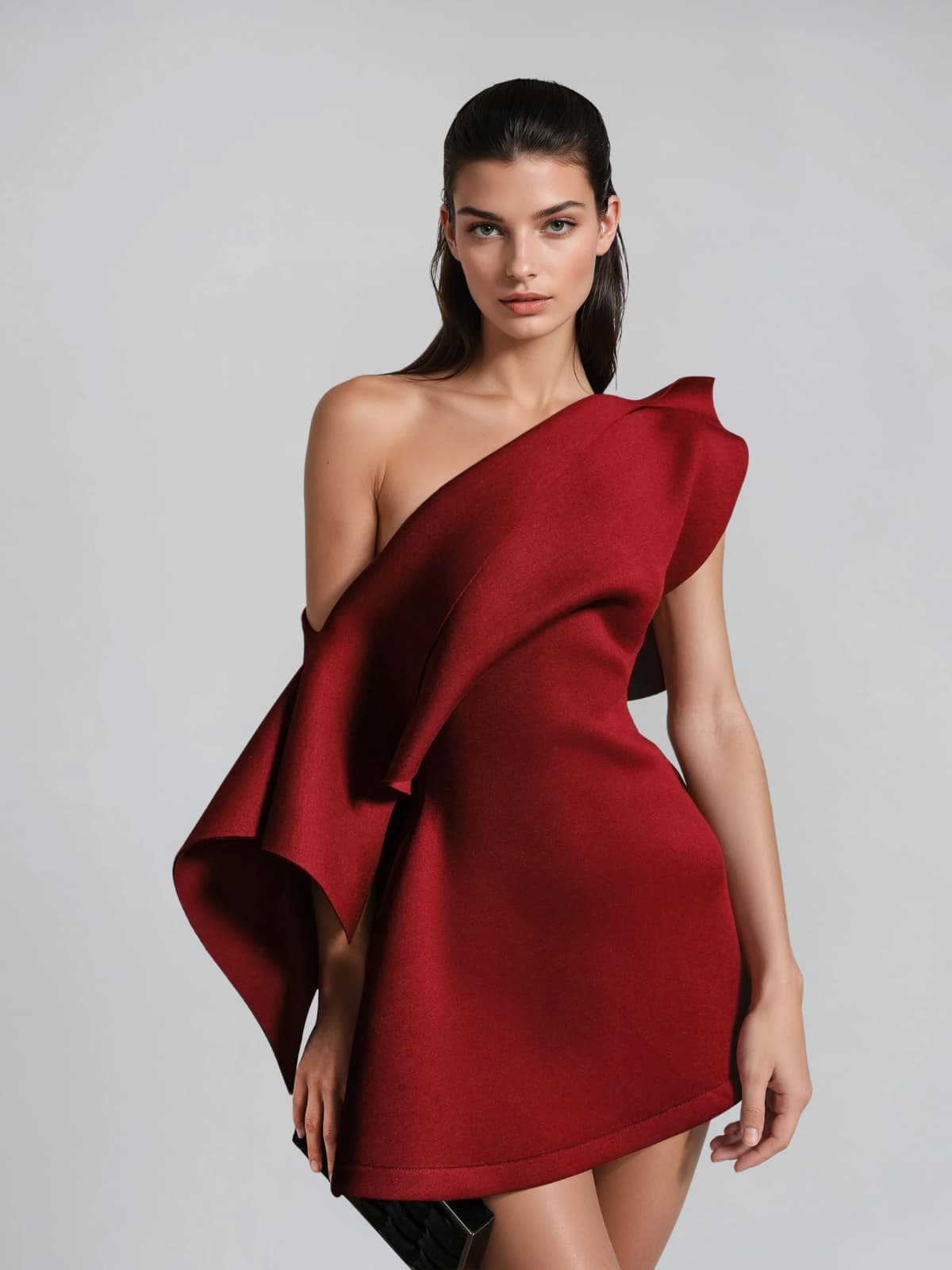 Zyntrix One Shoulder Mini Dress